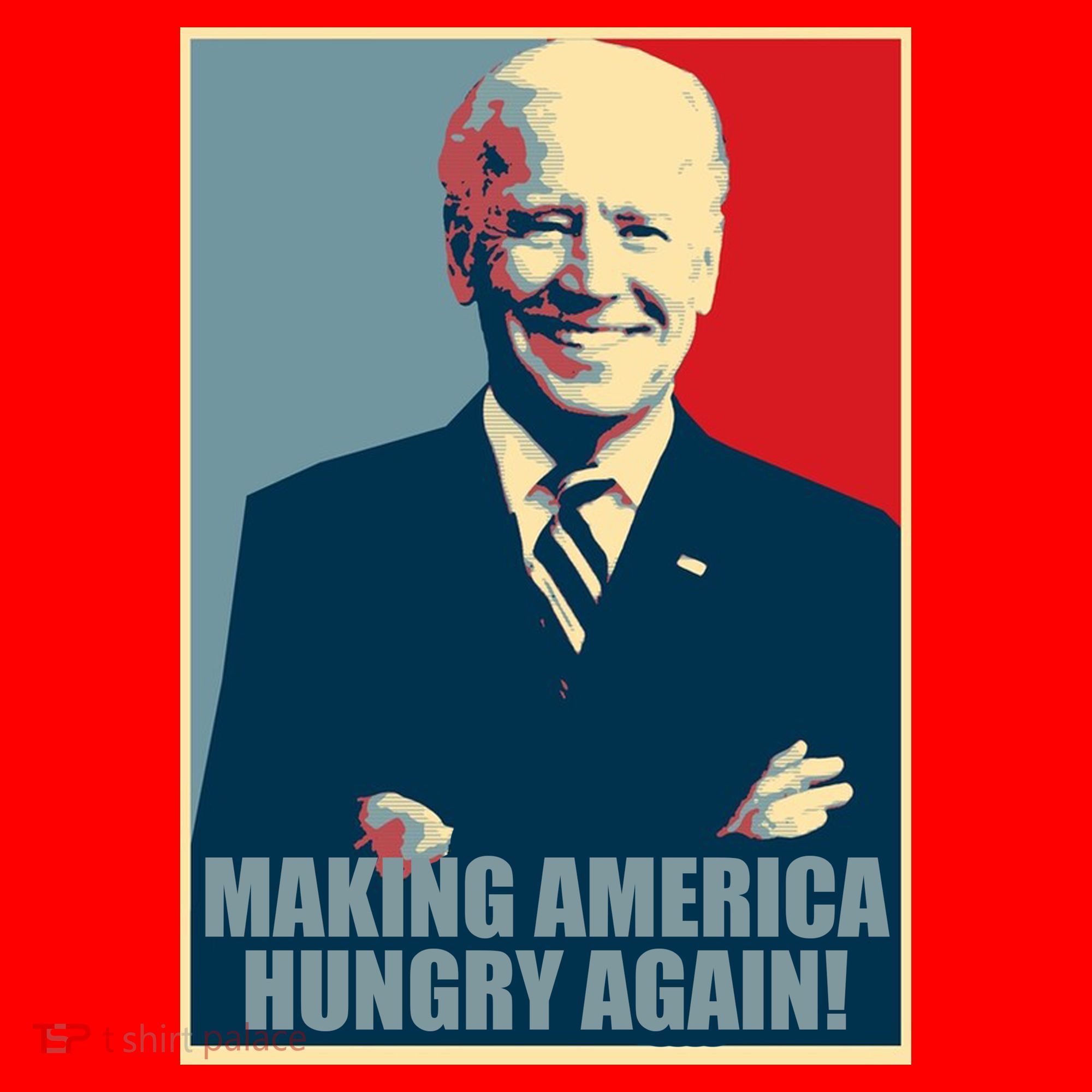 Making America Hungry Again Anti Joe Biden Santa Hat