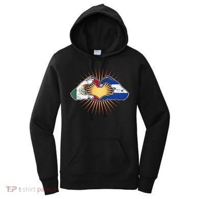 Mexico And Honduras. Heart Hands Women's Hoodie