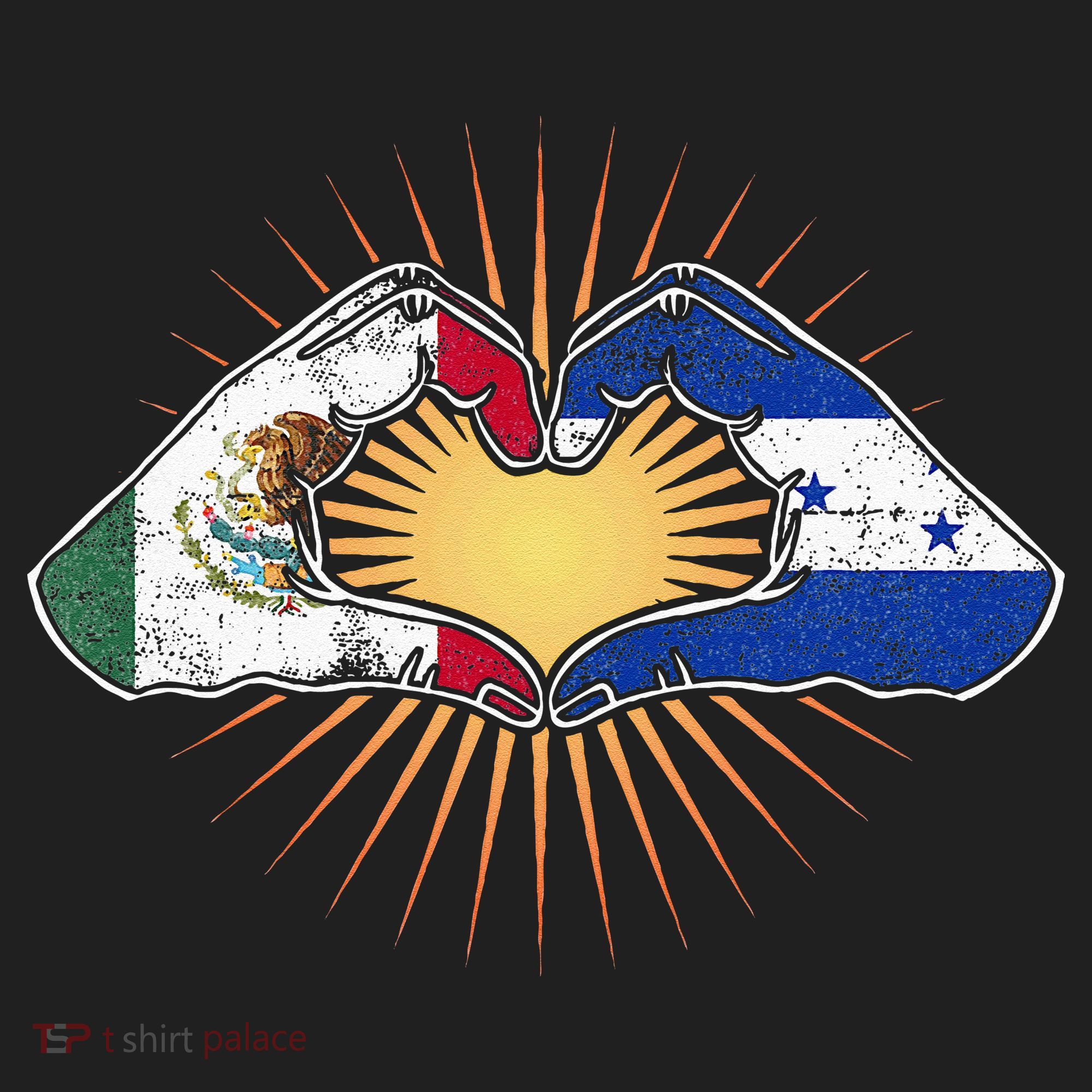 Mexico And Honduras. Heart Hands Hat