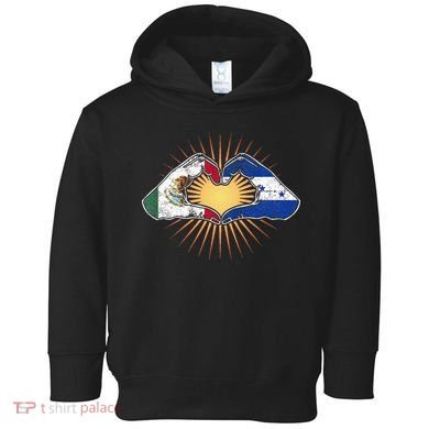 Mexico And Honduras. Heart Hands Toddler Hoodie