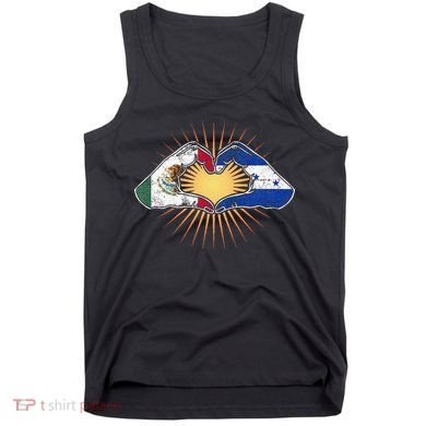 Mexico And Honduras. Heart Hands Tank Top