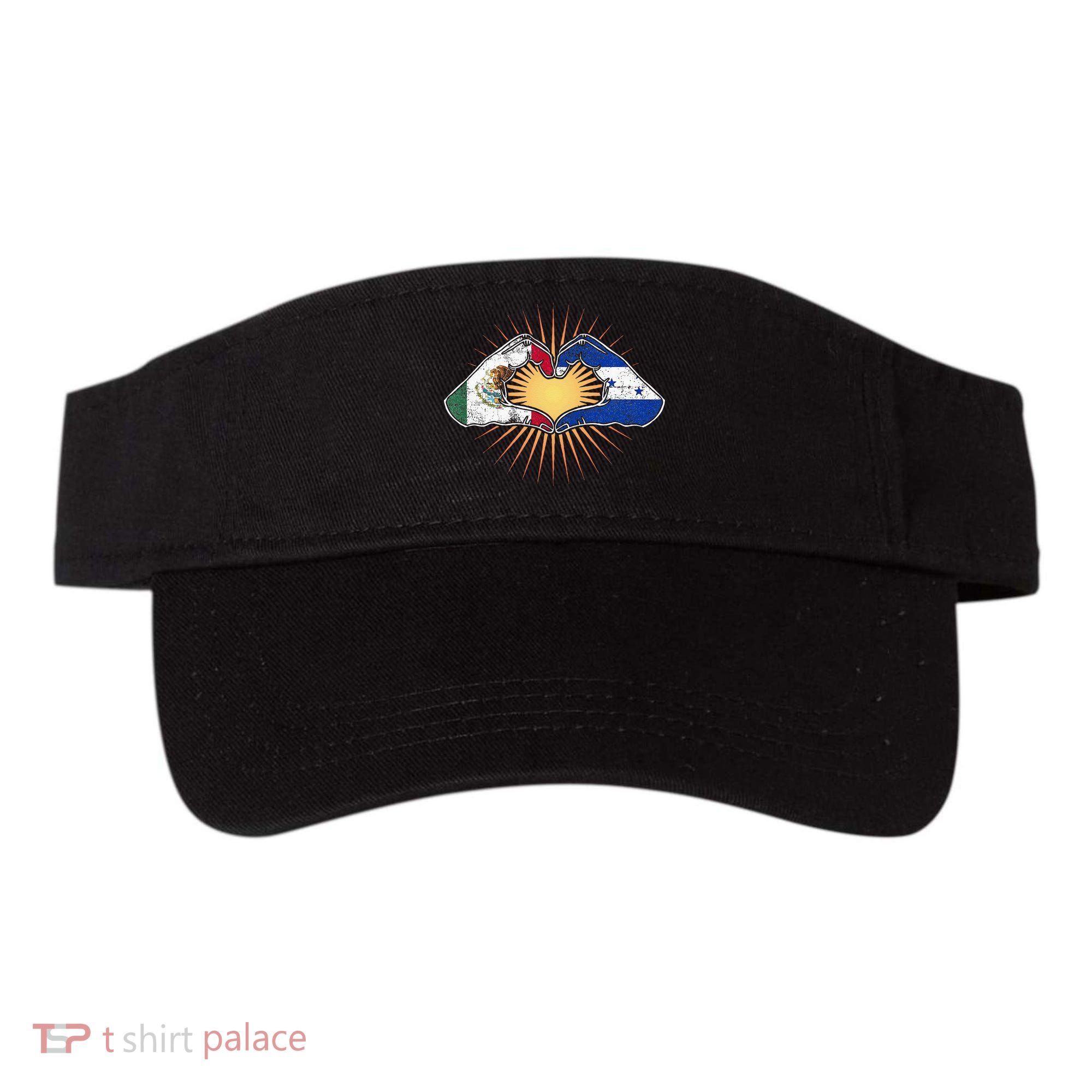 Mexico And Honduras. Heart Hands Visor