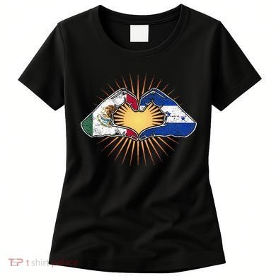 Mexico And Honduras. Heart Hands Women's T-Shirt
