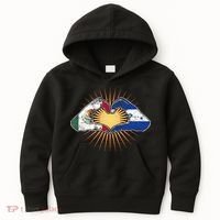 Mexico And Honduras. Heart Hands Kids Hoodie thumb 0