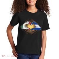 Mexico And Honduras. Heart Hands Kids T-Shirt thumb 2