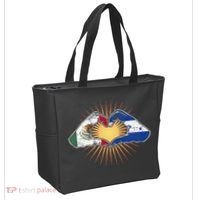 Mexico And Honduras. Heart Hands Tote Bag thumb 2