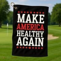 Make America Healthy Again Golf Towel thumb 1
