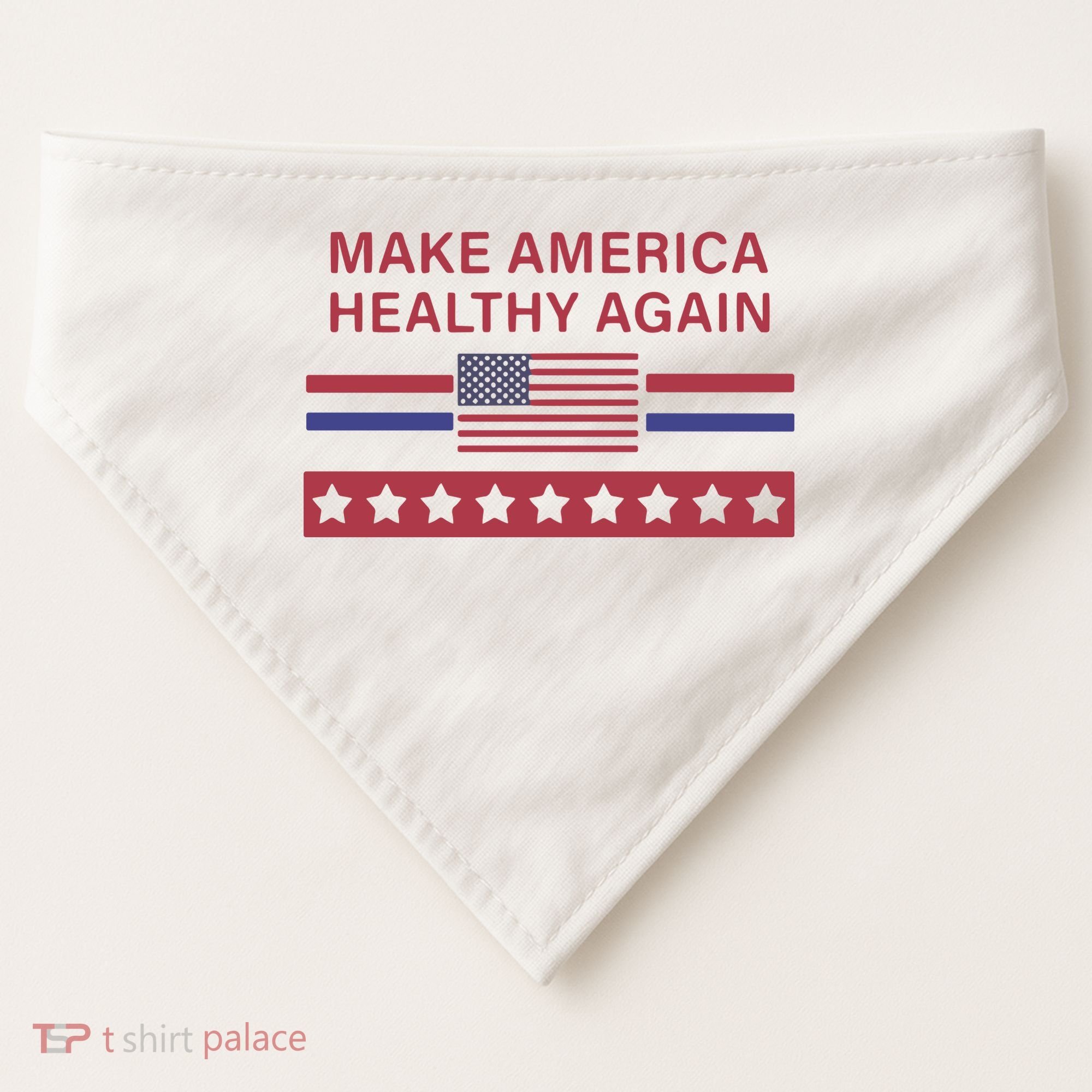 Make America Healthy Again Classic USA-Made Doggie Bandana