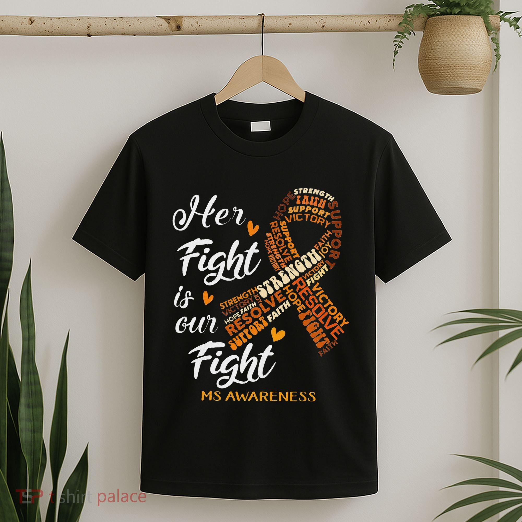 Ms Awareness Her Fight Is Our Fight T-Shirt