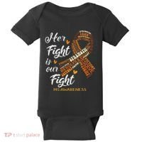 Ms Awareness Her Fight Is Our Fight Baby Bodysuit thumb 0