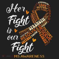 Ms Awareness Her Fight Is Our Fight Hat thumb 2