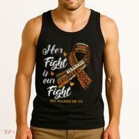 Ms Awareness Her Fight Is Our Fight Tank Top thumb 3