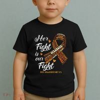 Ms Awareness Her Fight Is Our Fight Toddler T-Shirt thumb 2