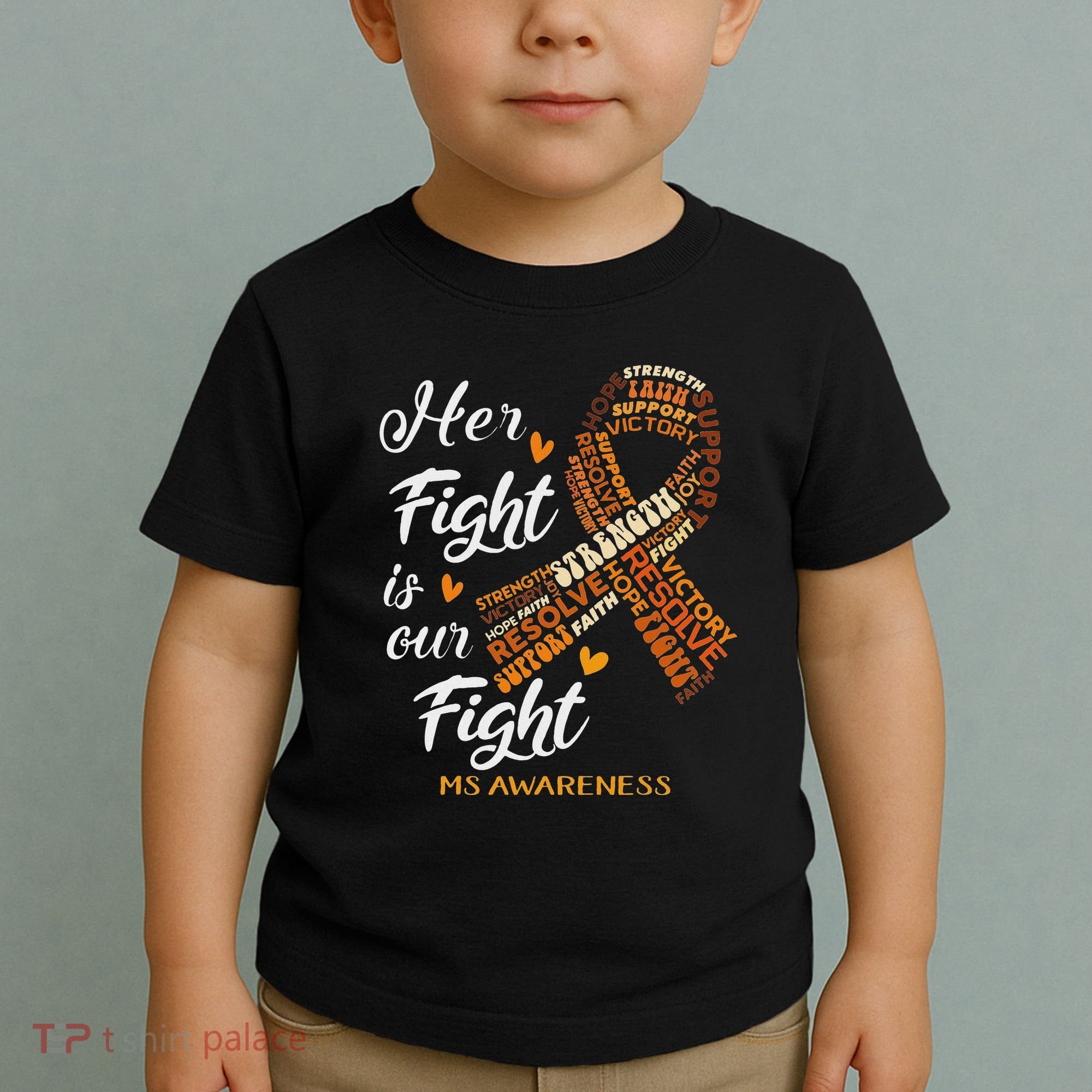 Ms Awareness Her Fight Is Our Fight Toddler T-Shirt