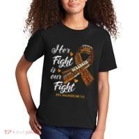 Ms Awareness Her Fight Is Our Fight Kids T-Shirt thumb 2