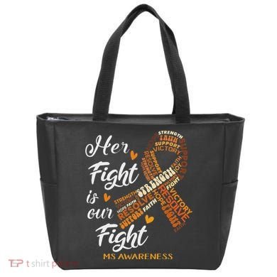 Ms Awareness Her Fight Is Our Fight Tote Bag