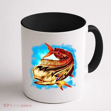 Mahi Hot Rod Fish Coffee Mug back
