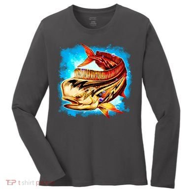 Mahi Hot Rod Fish Women's Long Sleeve Shirt