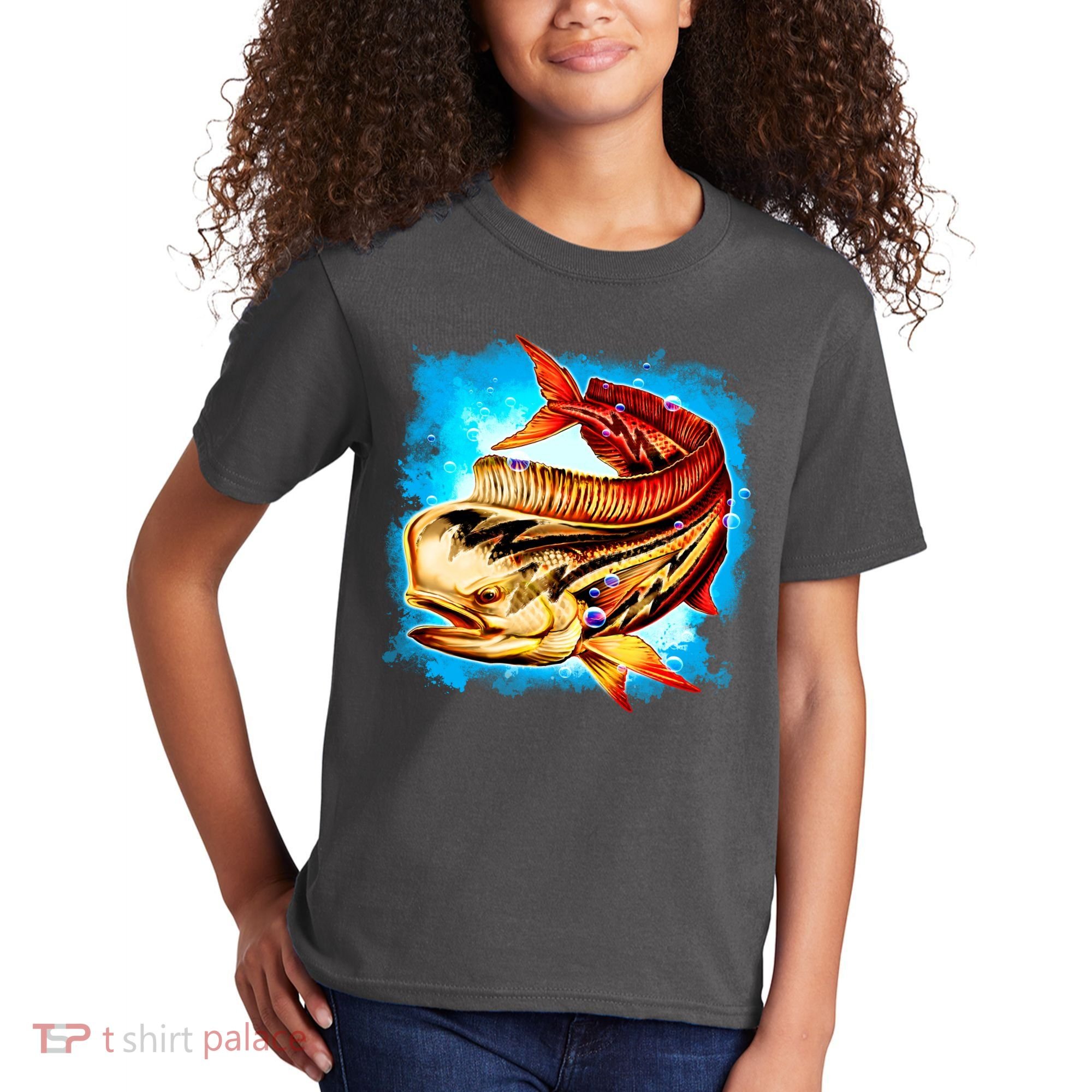 Mahi Hot Rod Fish Kids T-Shirt