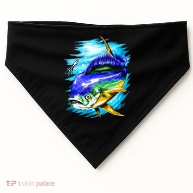 Mahi Mahi Fish USA-Made Doggie Bandana