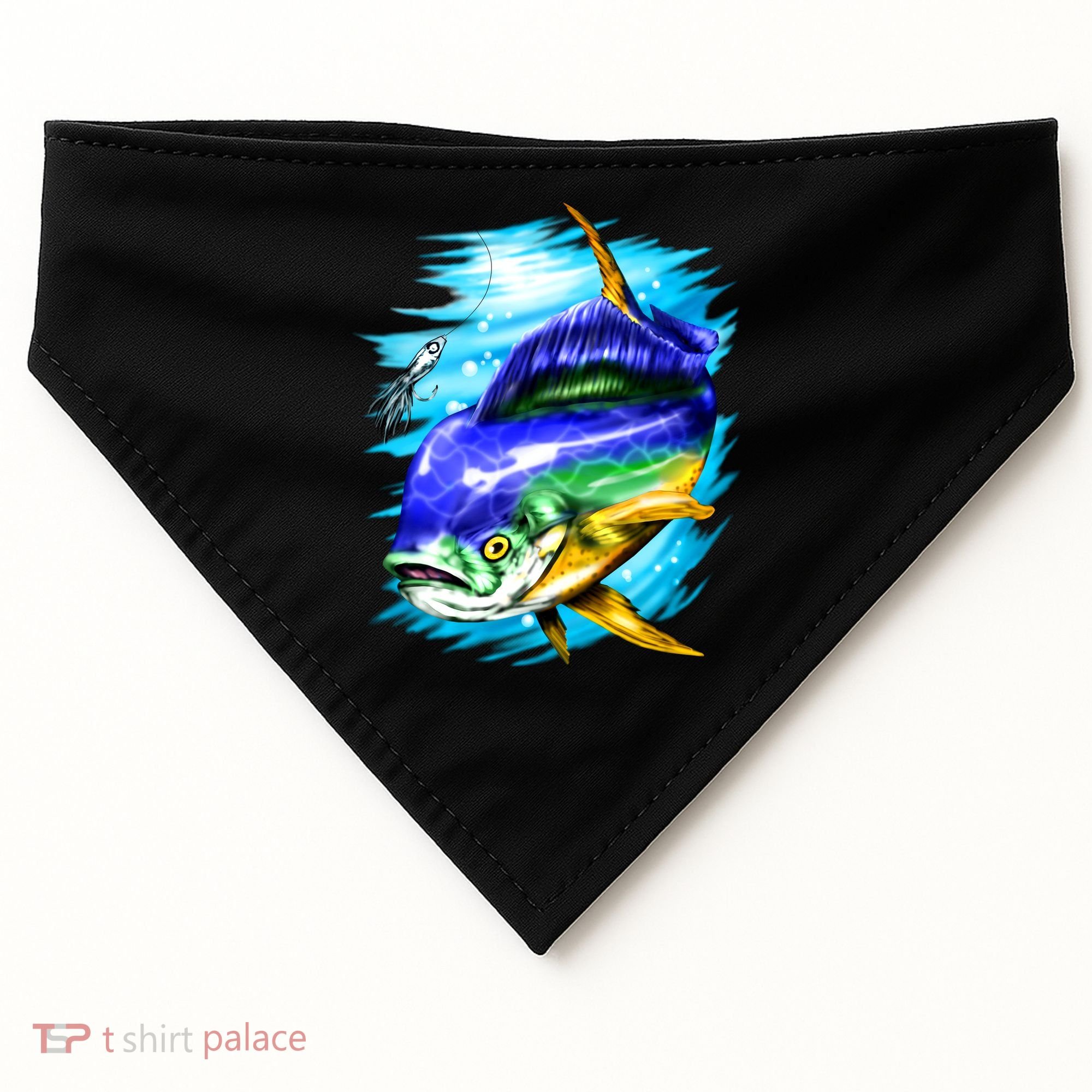 Mahi Mahi Fish USA-Made Doggie Bandana