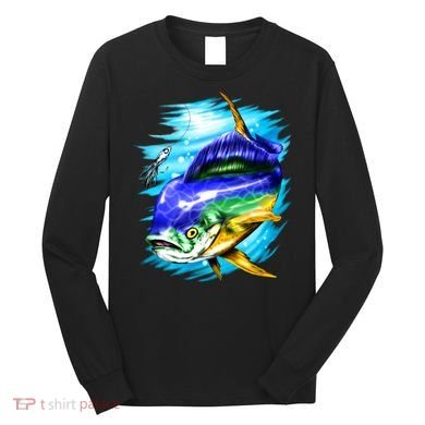 Mahi Mahi Fish Long Sleeve Shirt