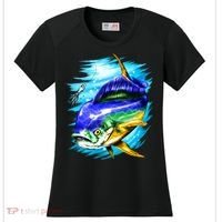 Mahi Mahi Fish Women's Cooling Performance Crew T-Shirt thumb 0