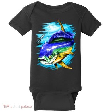 Mahi Mahi Fish Baby Bodysuit