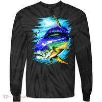 Mahi Mahi Fish Tie-Dye Long Sleeve Shirt thumb 0