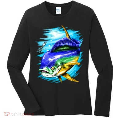 Mahi Mahi Fish Women's Long Sleeve Shirt