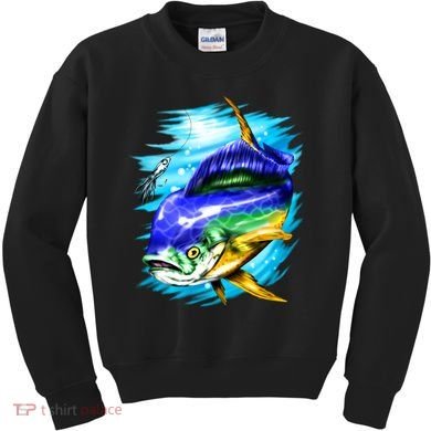 Mahi Mahi Fish Kids Sweatshirt