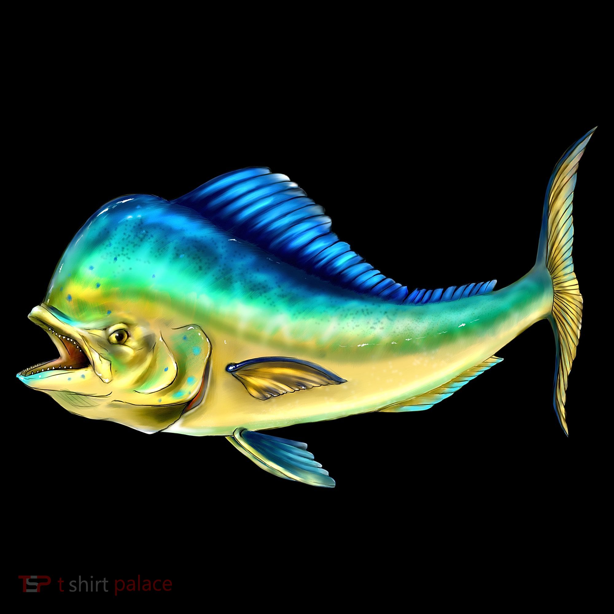Mahi Mahi Side View Backpack