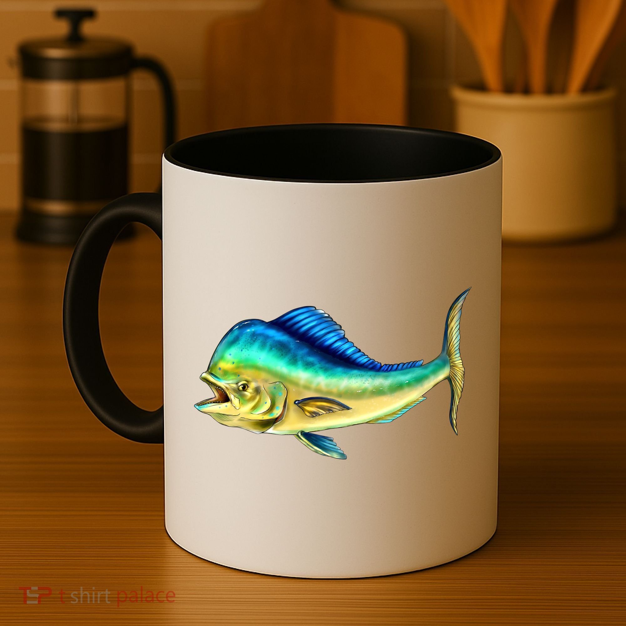 Mahi Mahi Side View Coffee Mug