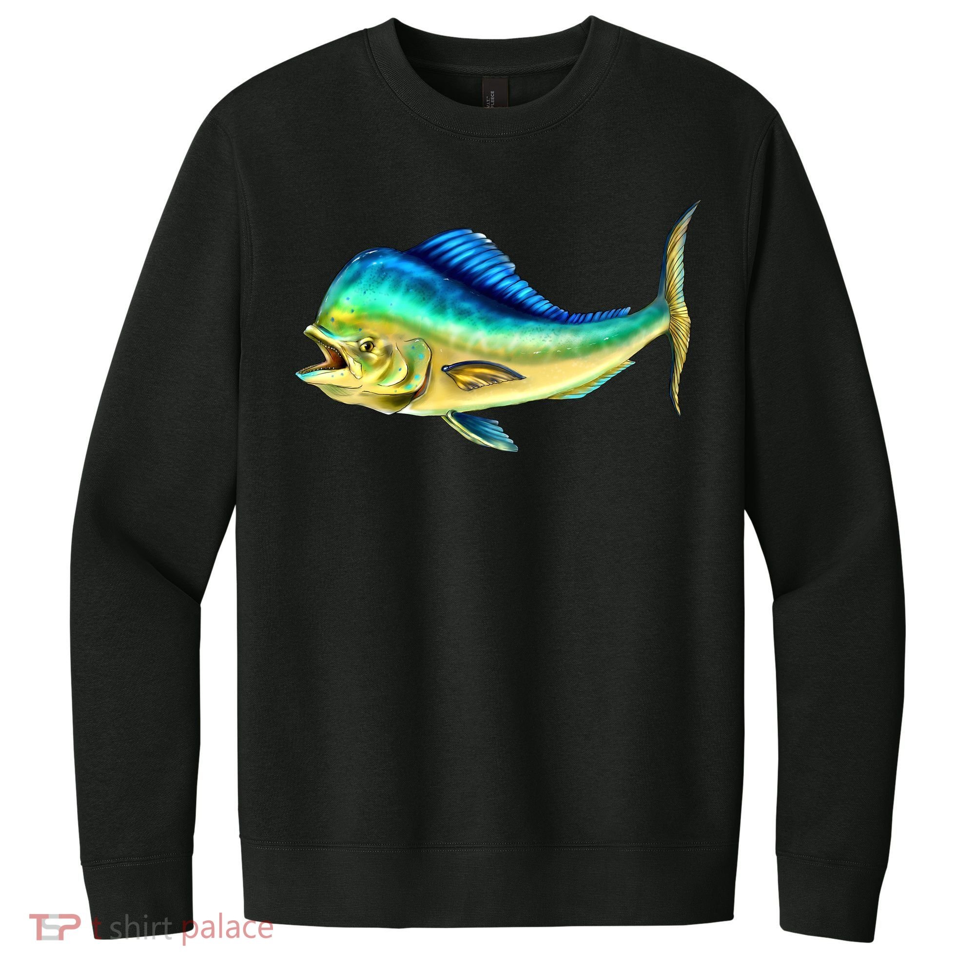 Mahi Mahi Side View V.I.T. Fleece Crew Sweatshirt