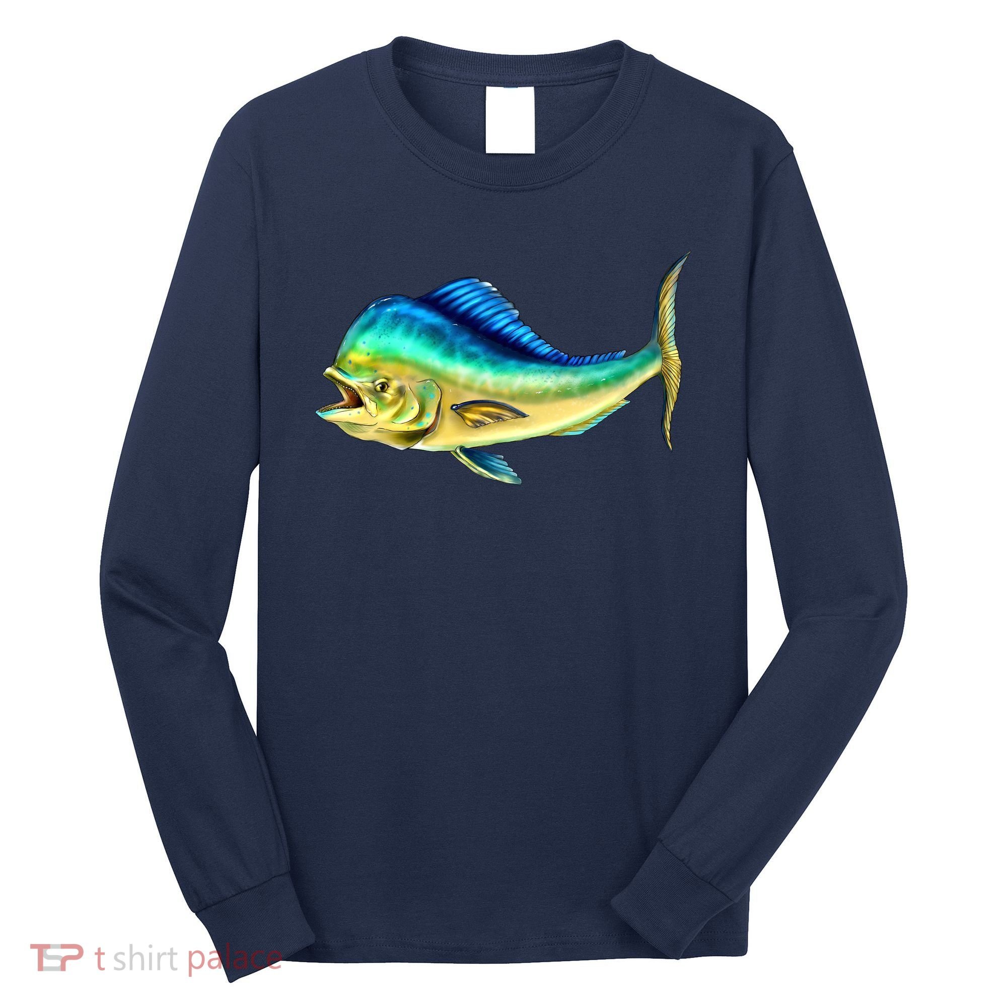 Mahi Mahi Side View Long Sleeve Shirt