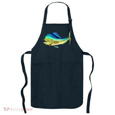Mahi Mahi Side View Apron