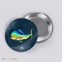 Mahi Mahi Side View Button thumb 0