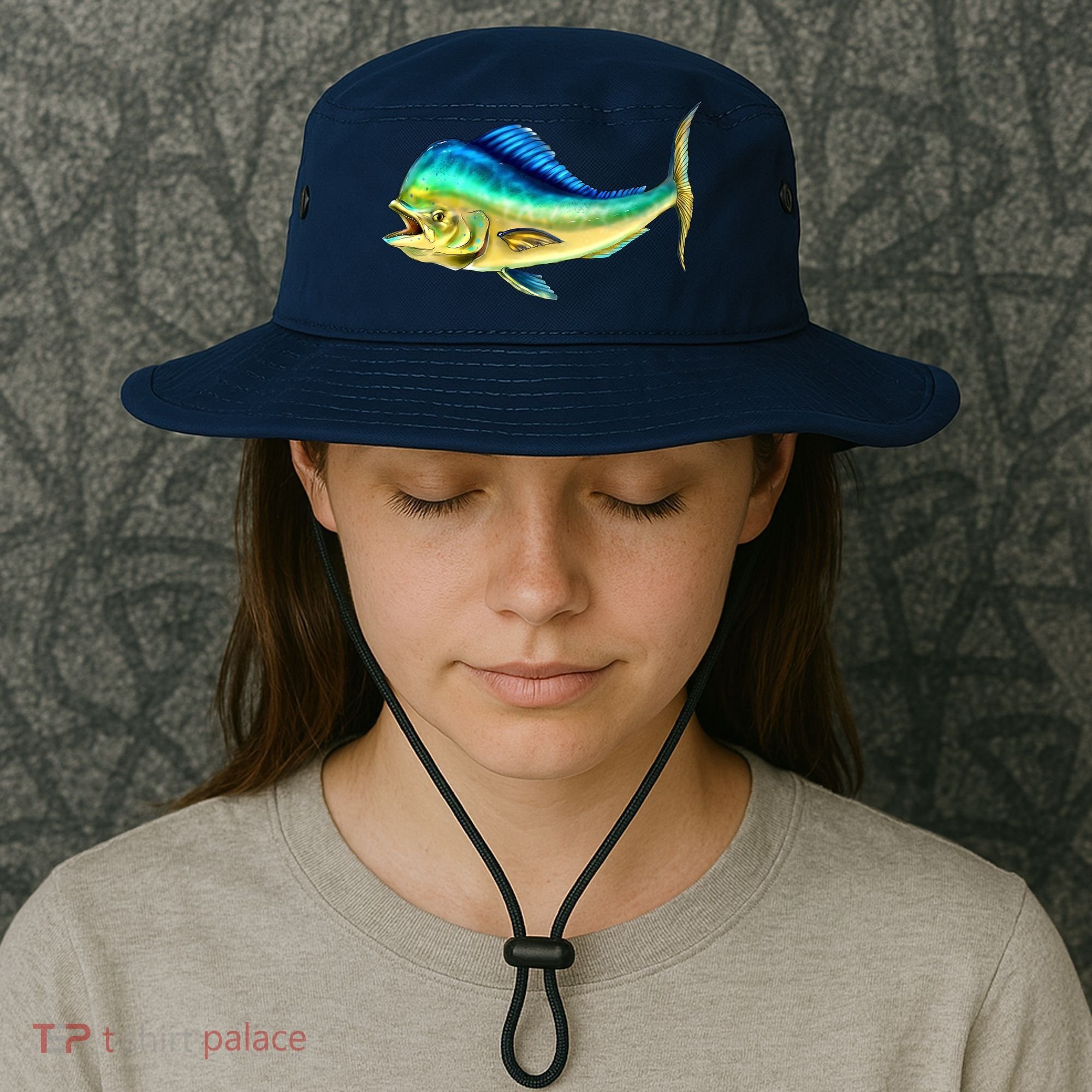 Mahi Mahi Side View Bucket Hat
