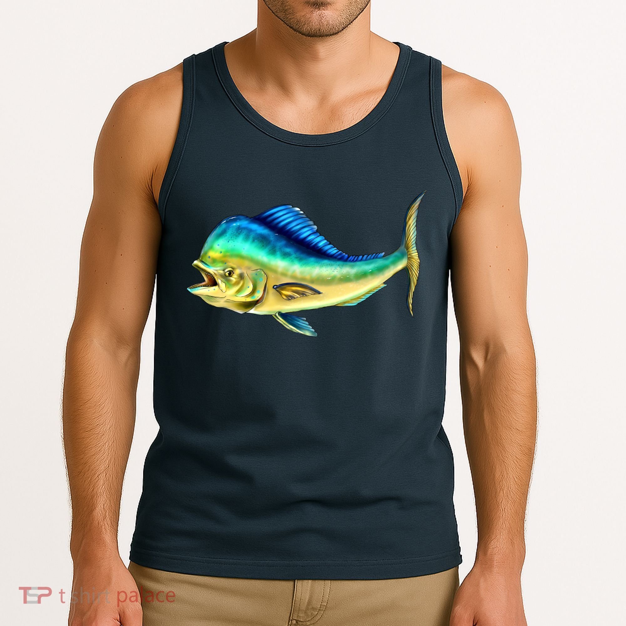 Mahi Mahi Side View Tank Top