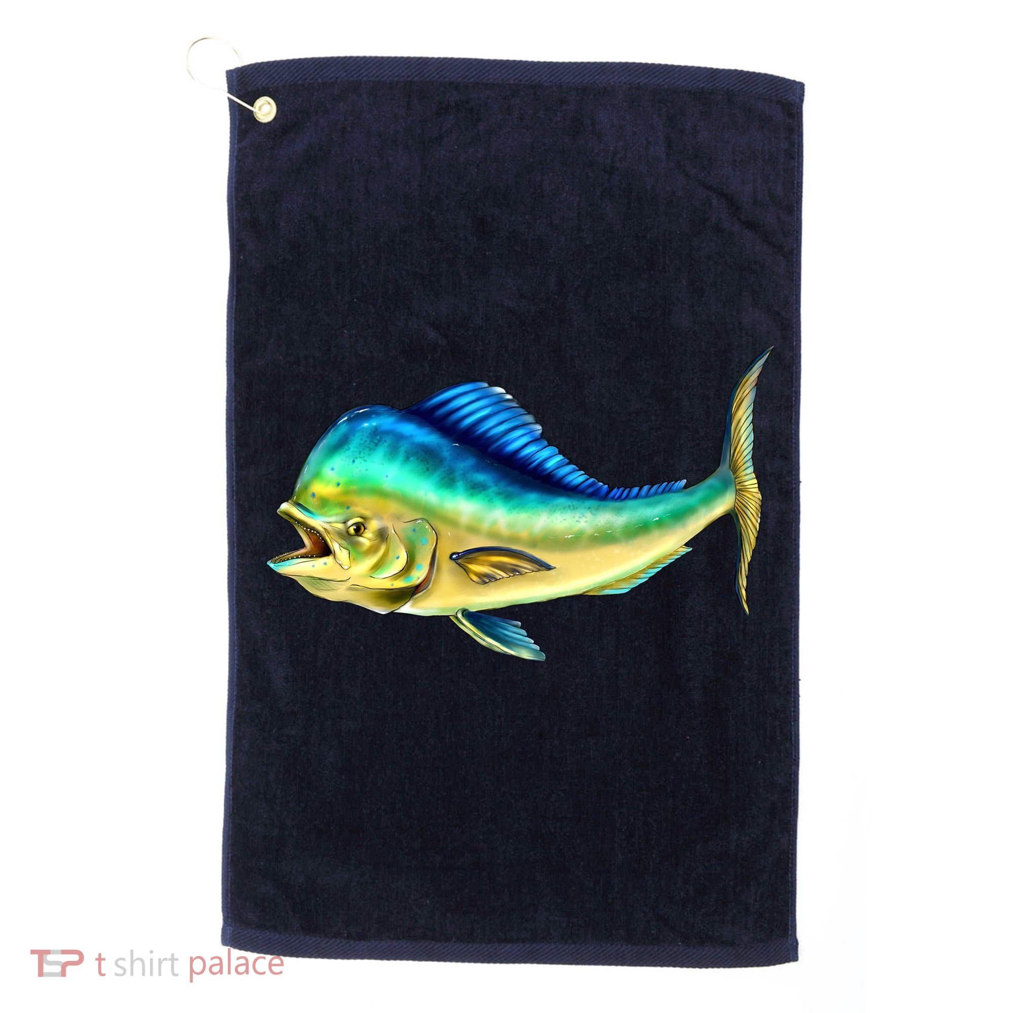 Mahi Mahi Side View Golf Towel