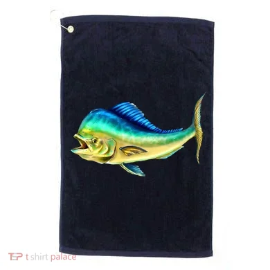 Mahi Mahi Side View Golf Towel