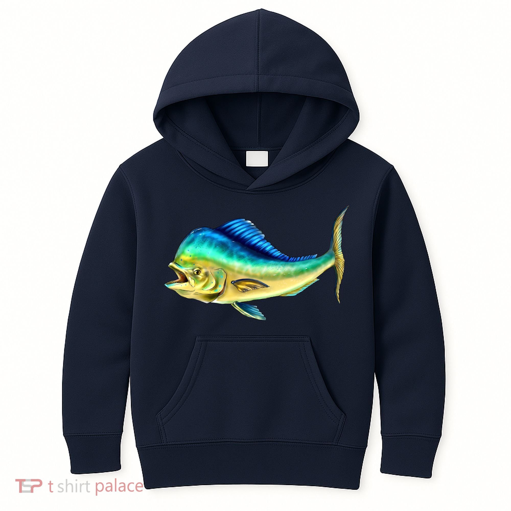 Mahi Mahi Side View Kids Hoodie