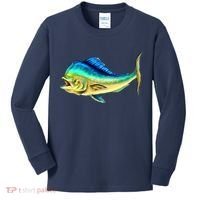 Mahi Mahi Side View Kids Long Sleeve Shirt thumb 0