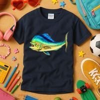 Mahi Mahi Side View Kids T-Shirt thumb 3