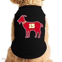 Mahomes Goat G.O.A.T Football Fan Doggie Tank thumb 0