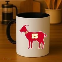 Mahomes Goat G.O.A.T Football Fan Coffee Mug thumb 4