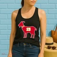 Mahomes Goat G.O.A.T Football Fan Women's Tank Top thumb 2