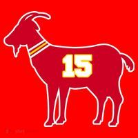 Mahomes Goat G.O.A.T Football Fan Santa Hat thumb 1