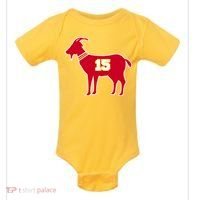 Mahomes Goat G.O.A.T Football Fan Baby Bodysuit thumb 0