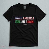 Make America Italian Again Funny Usa Patriotic Party T-Shirt thumb 5